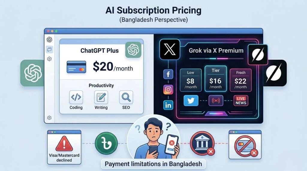 Grok vs ChatGPT Pricing