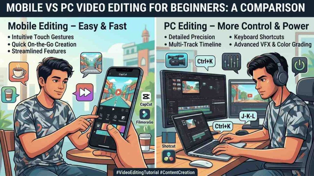 Mobile vs PC – Which One Should You Start With?