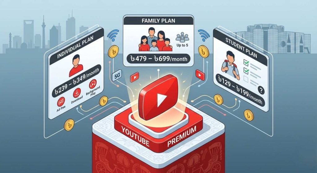 YouTube Premium Price in Bangladesh 2026 Overview